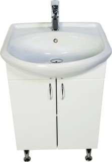 Тумба с раковиной Orange Роса LA-50TUW+RA белый